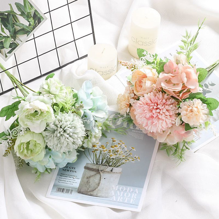 Realistic Artificial Floral Bouquet Arrangement