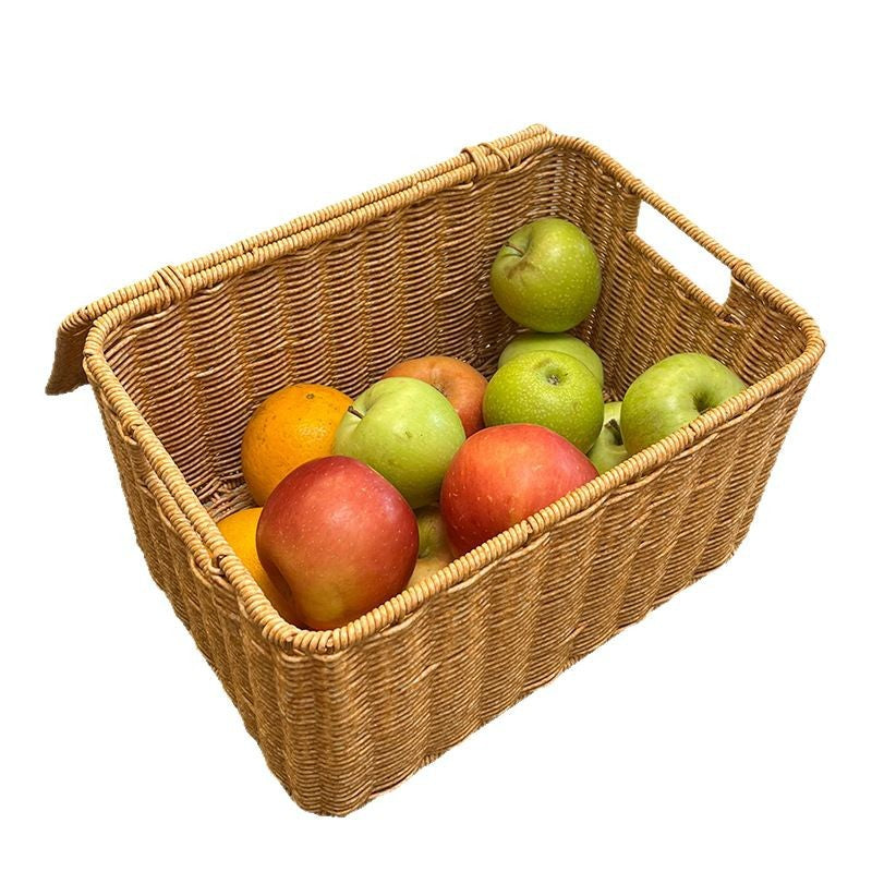 Versatile Rectangular Woven Storage Bin Kalsten