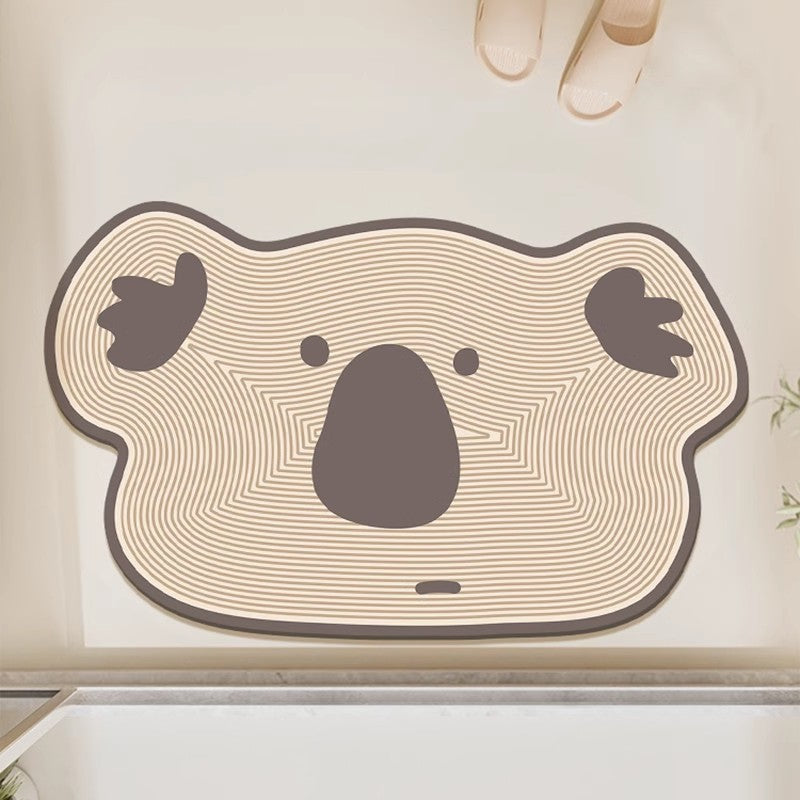 Adorable Frog-Shaped Bath Mat