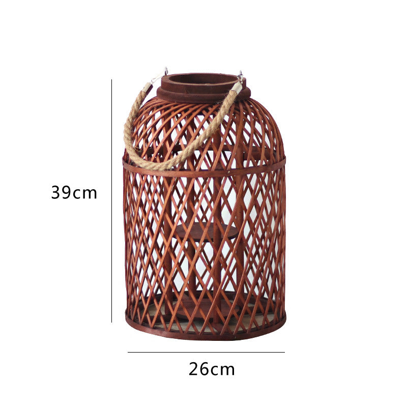 Decorative lantern made of braided material Kalsten