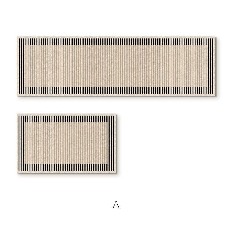 Elegant Textured Area Runner Mat