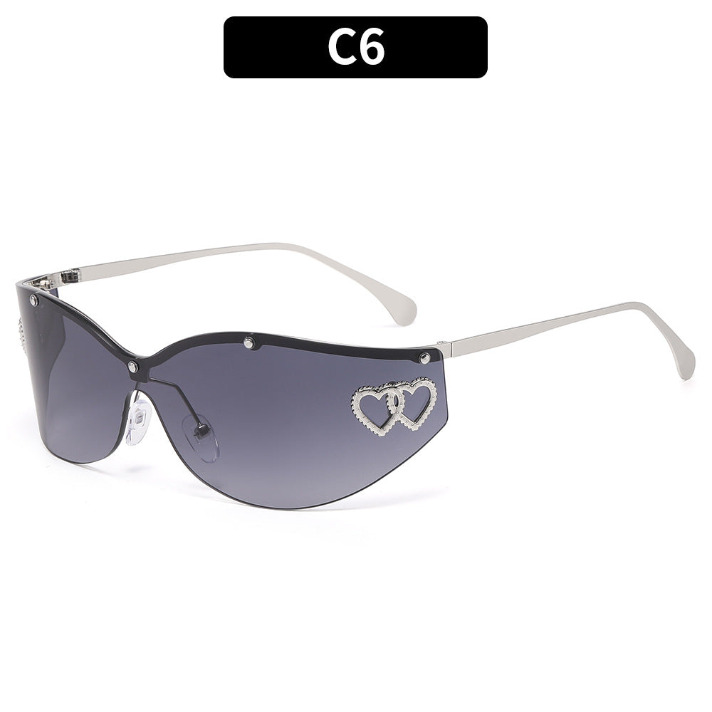Chic Fashion Shield Sunglasses