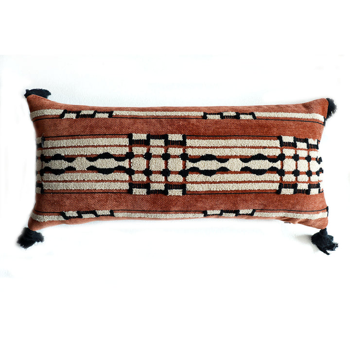 Handcrafted Handwoven Lumbar Cushion Cover