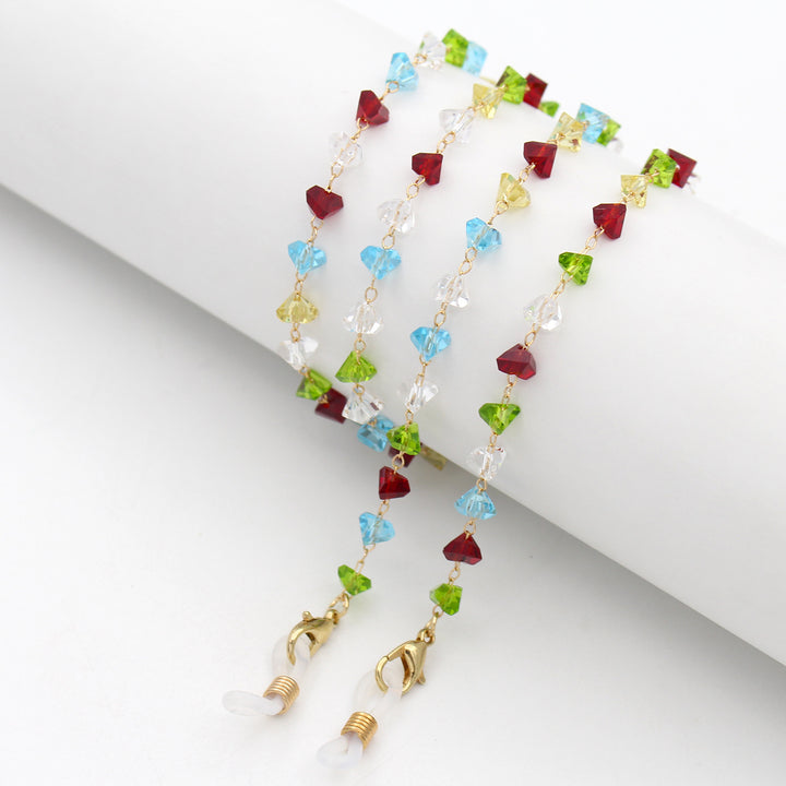 Heart Shaped Beaded Eyewear Chain Kalsten
