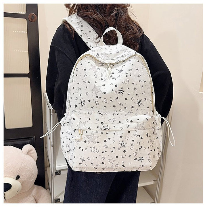 Backpack with Sparkling Star Motif and Charming Pendant Kalsten