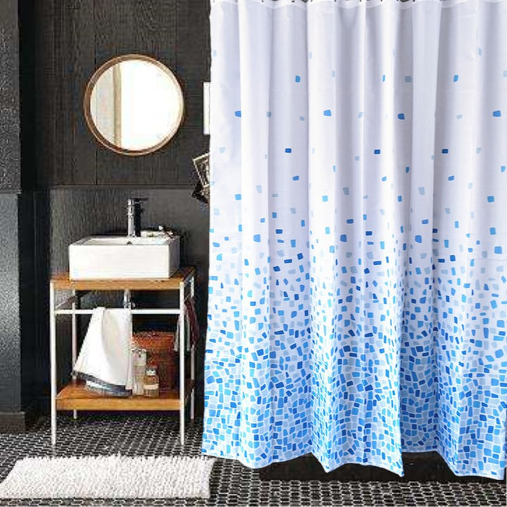 Mosaic-Patterned Shower Curtain Kalsten