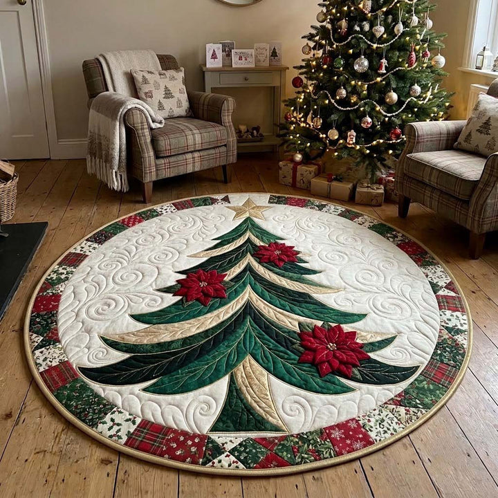 Round Christmas Tree Carpet