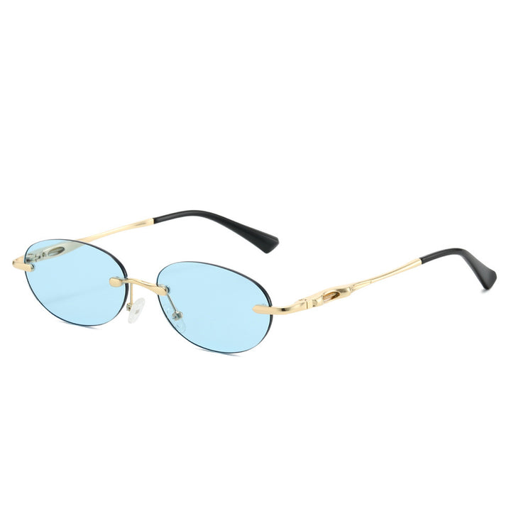 Retro Oval Frame Sunglasses Kalsten