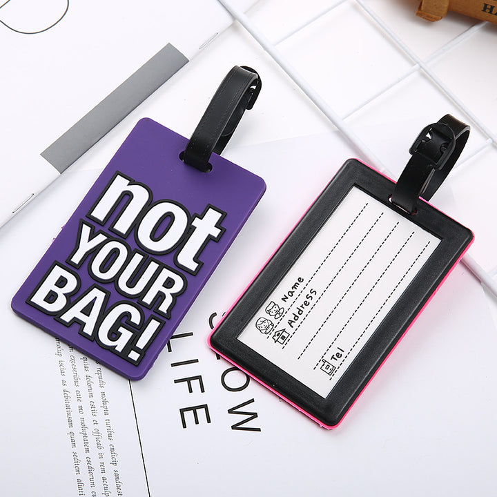 Unisex Luggage Tag with Eye-catching Message Kalsten