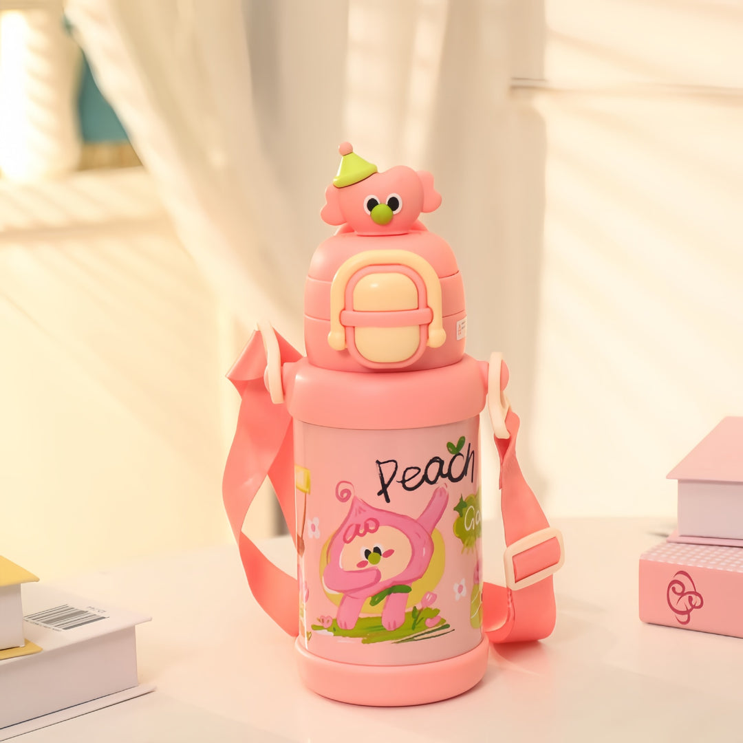 Insulated drinking bottle with practical carrying strap and creative design Kalsten