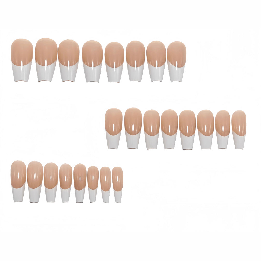 Artificial Nails in Elegant French Look Kalsten