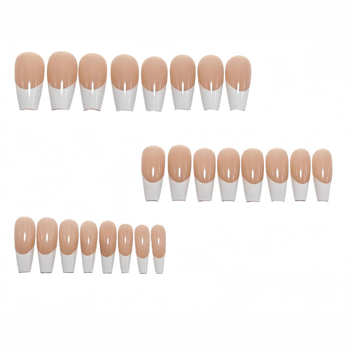 Artificial Nails in Elegant French Look Kalsten