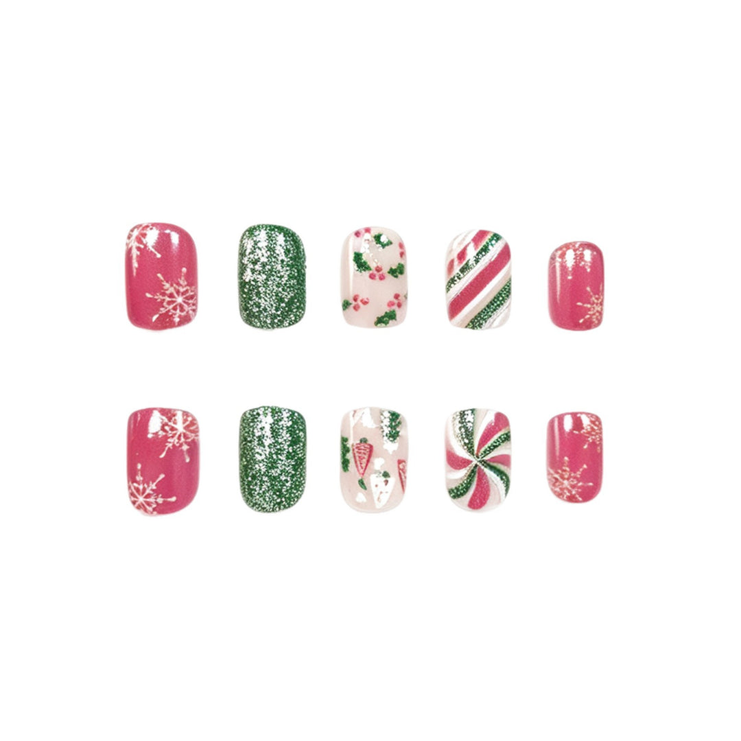 Festive Holiday Nail Art Set Kalsten