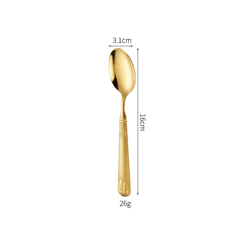 Elegant teaspoon with artistic handle design Kalsten