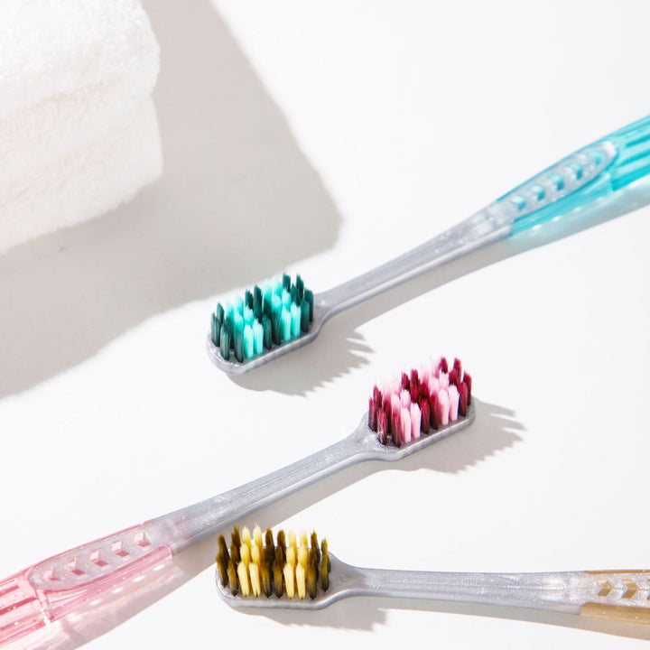 Ultra-Soft Triple-Head Bristle Toothbrush Set Kalsten