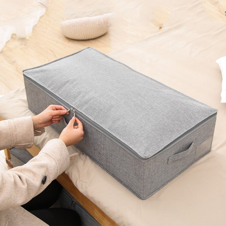 Practical storage box with removable lid and carrying handles Kalsten