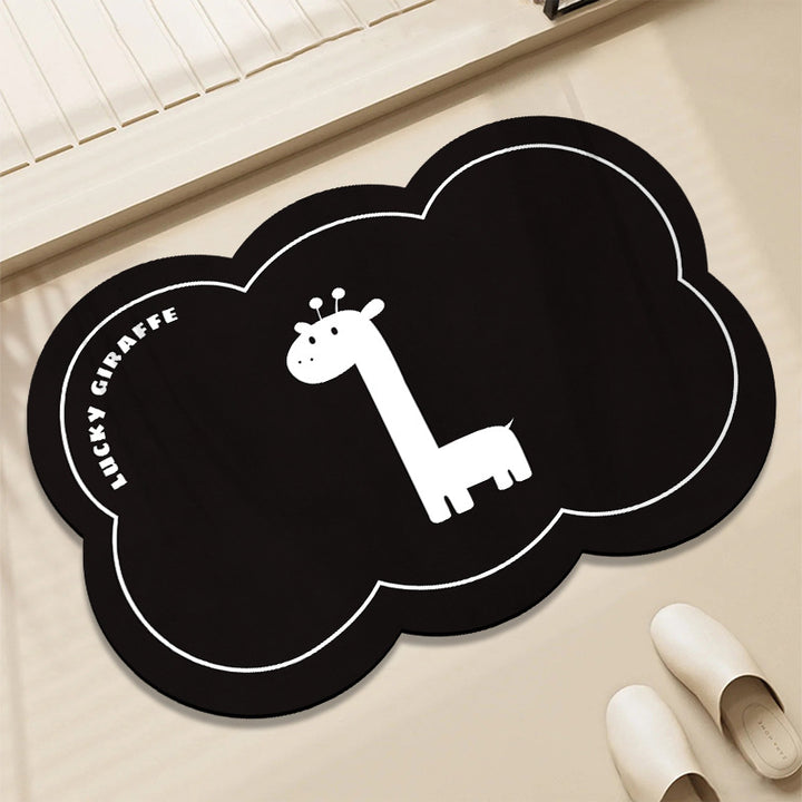 Decorative Elephant-Shaped Floor Mat