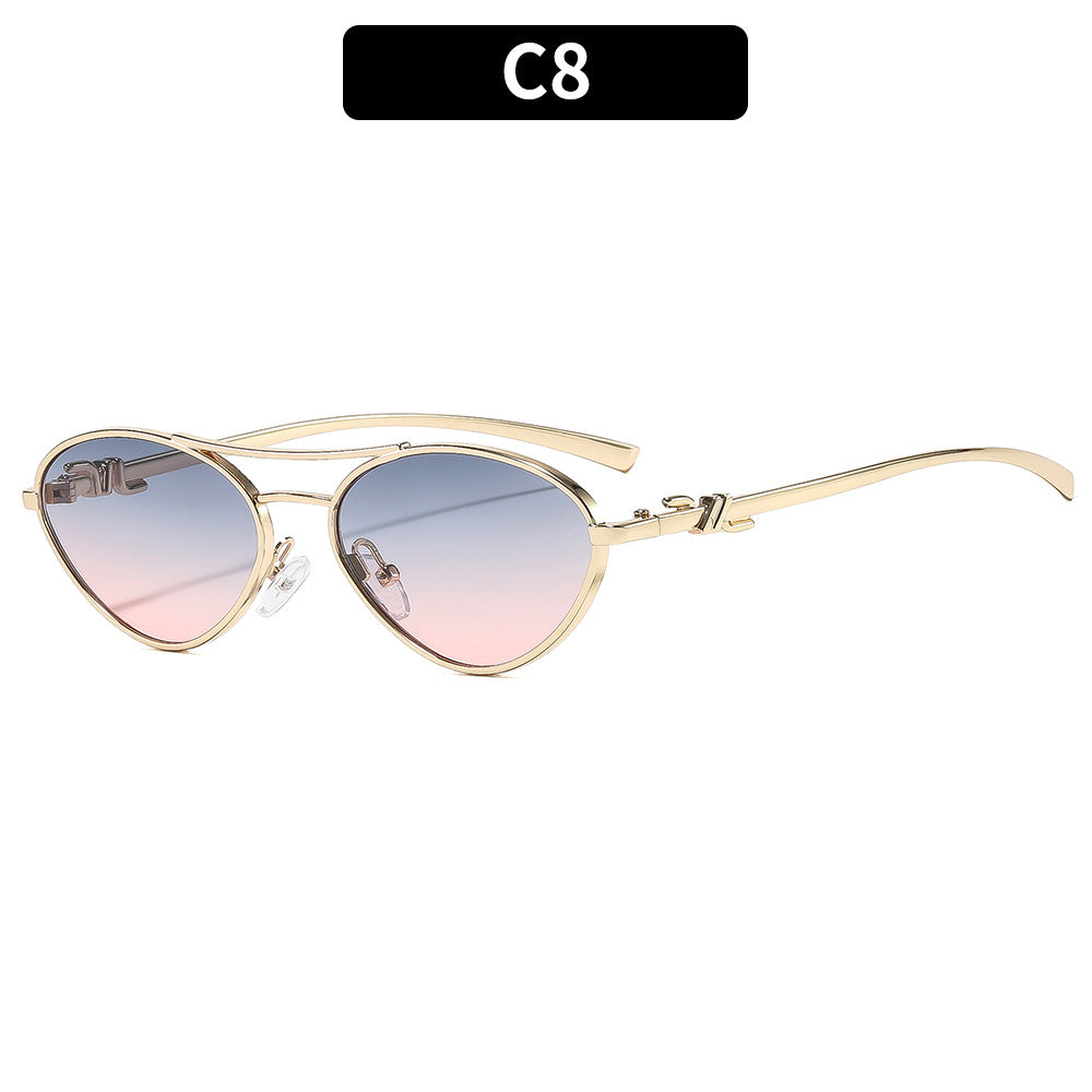 Elegant Dual Bridge Sunglasses