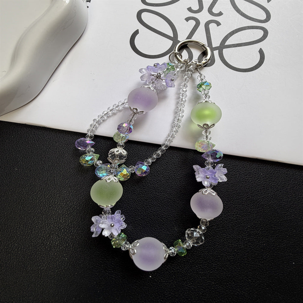 Floral Charm Beaded Keychain Kalsten