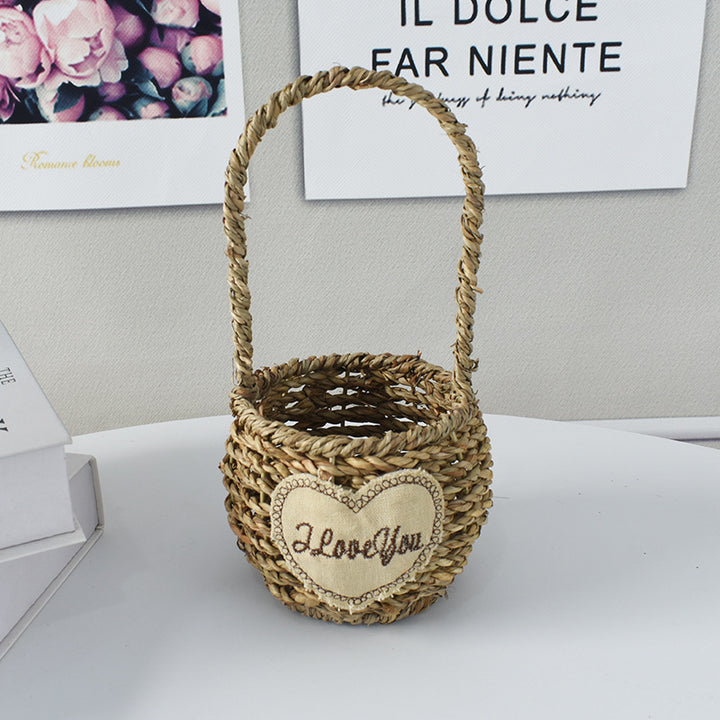 Handwoven Decorative Flower Basket Kalsten