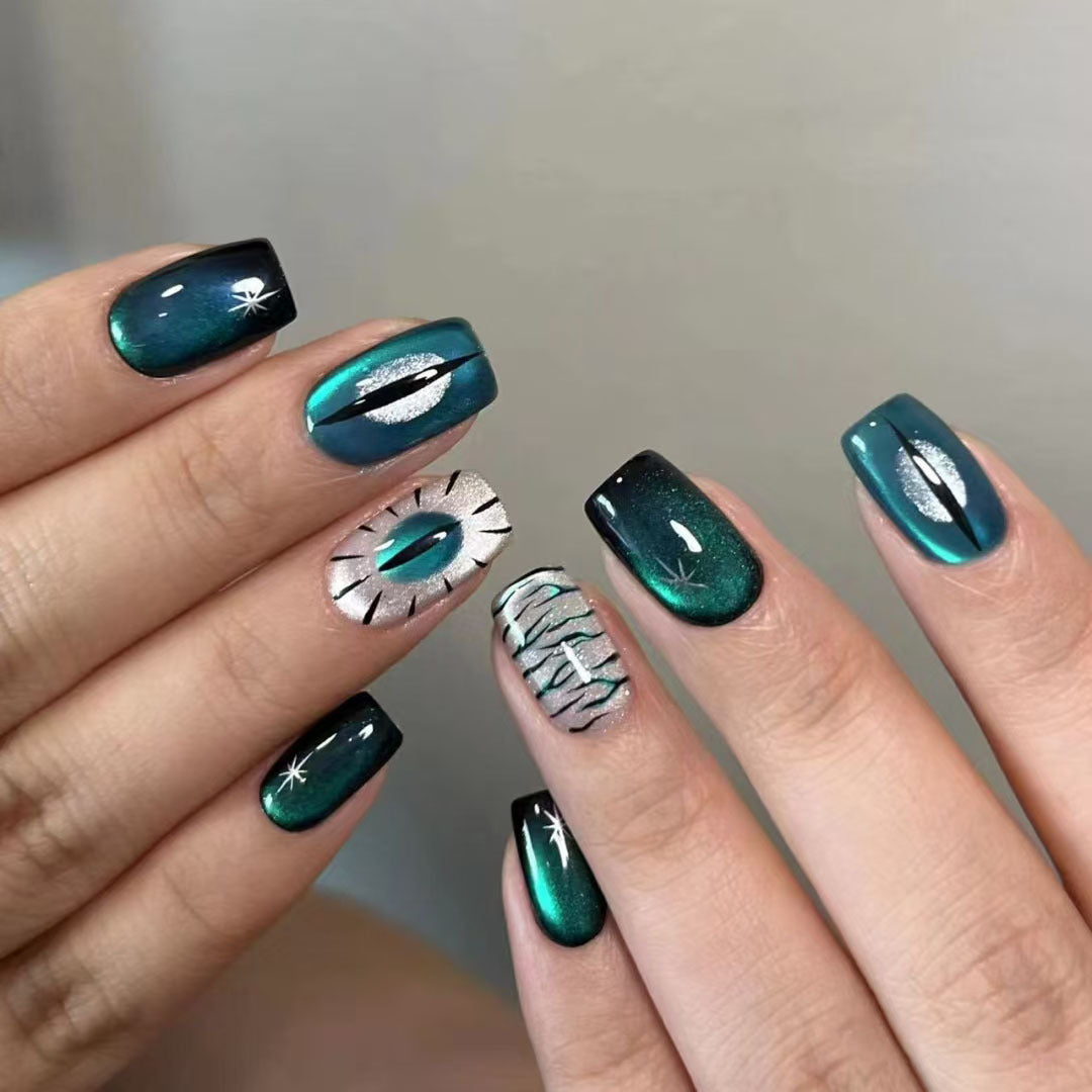 Artistic Abstract Nail Art Set