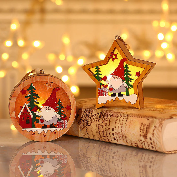 Festive Wooden Christmas Ornament Kalsten