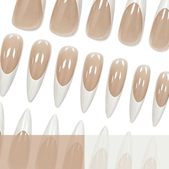 Elegant Almond-Shaped Press-On Nail Enhancements Kalsten