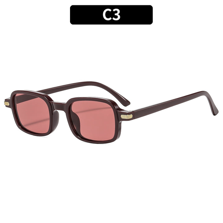 Retro-Inspired Square Frame Sunglasses Vintage Look
