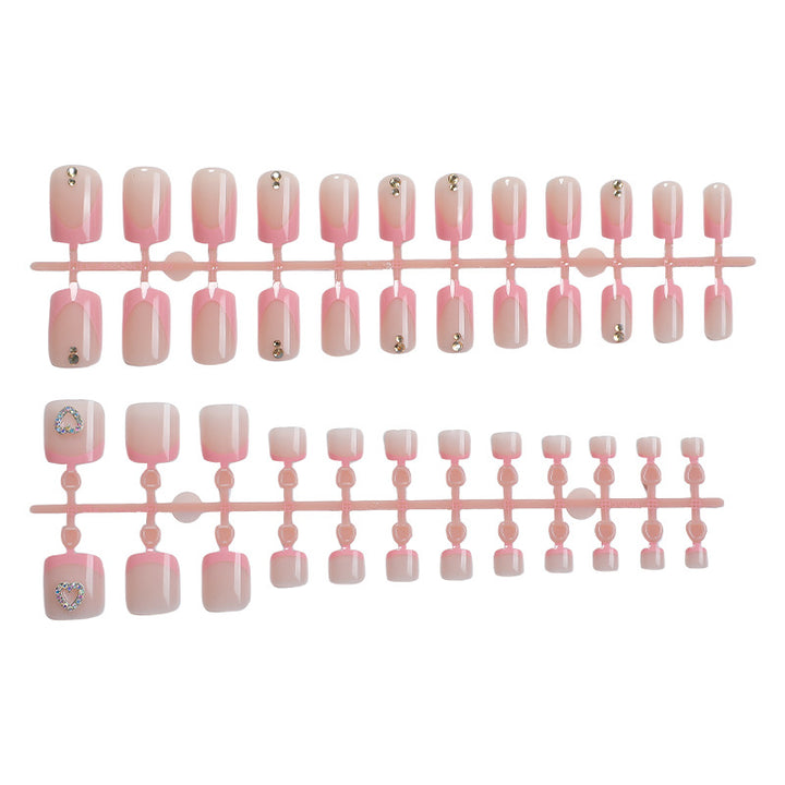 Premium Decorative Press-On Nail Kit with Unique Embellishments Kalsten