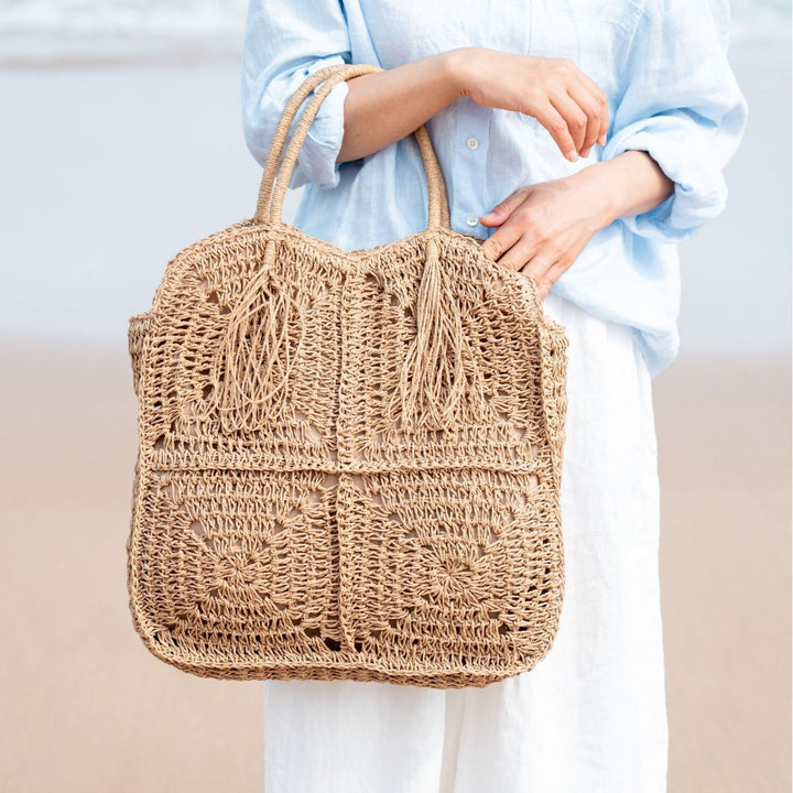 Summer Macrame Tote Bag Kalsten