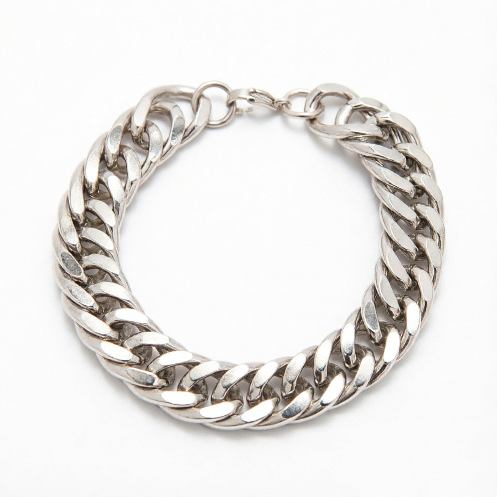 Bold Cuban Link Chain Bracelet Kalsten