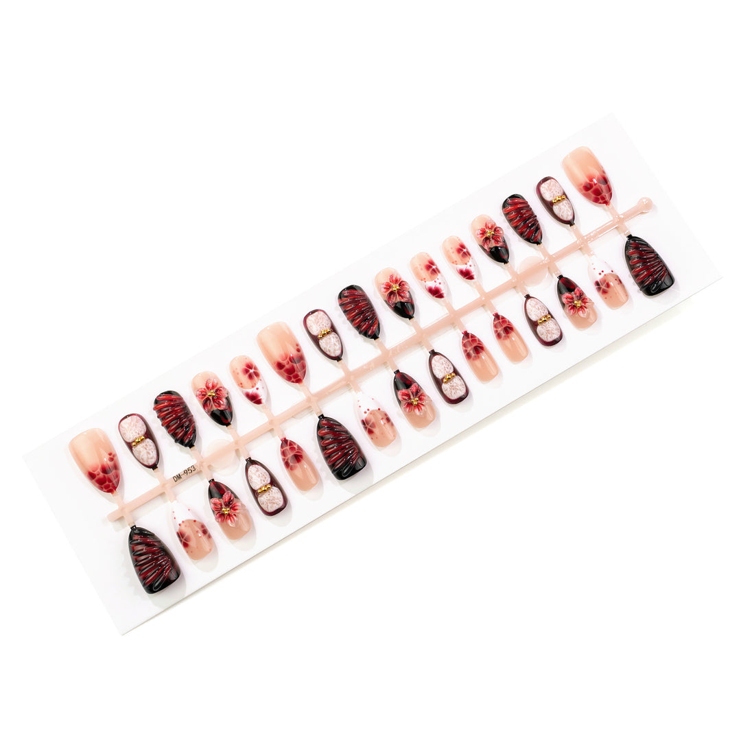 Artistic Floral Nail Art Set Kalsten