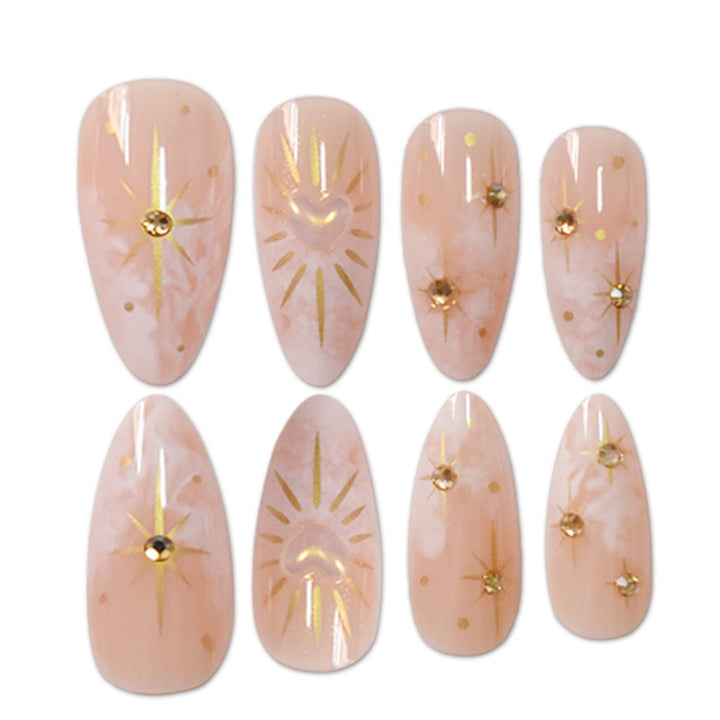 Chic Decorative Press-On Nail Art Kalsten