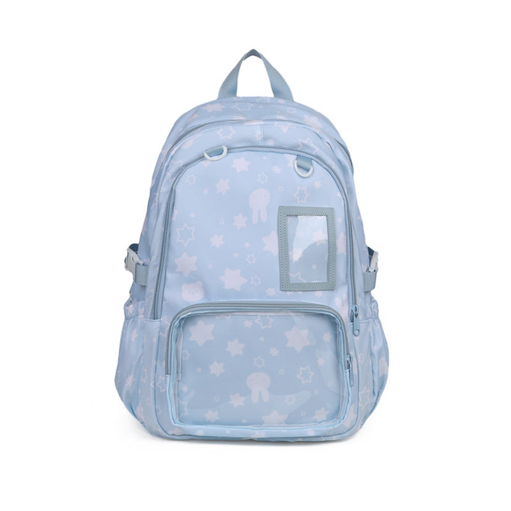 Whimsical Star-Print School Backpack Kalsten
