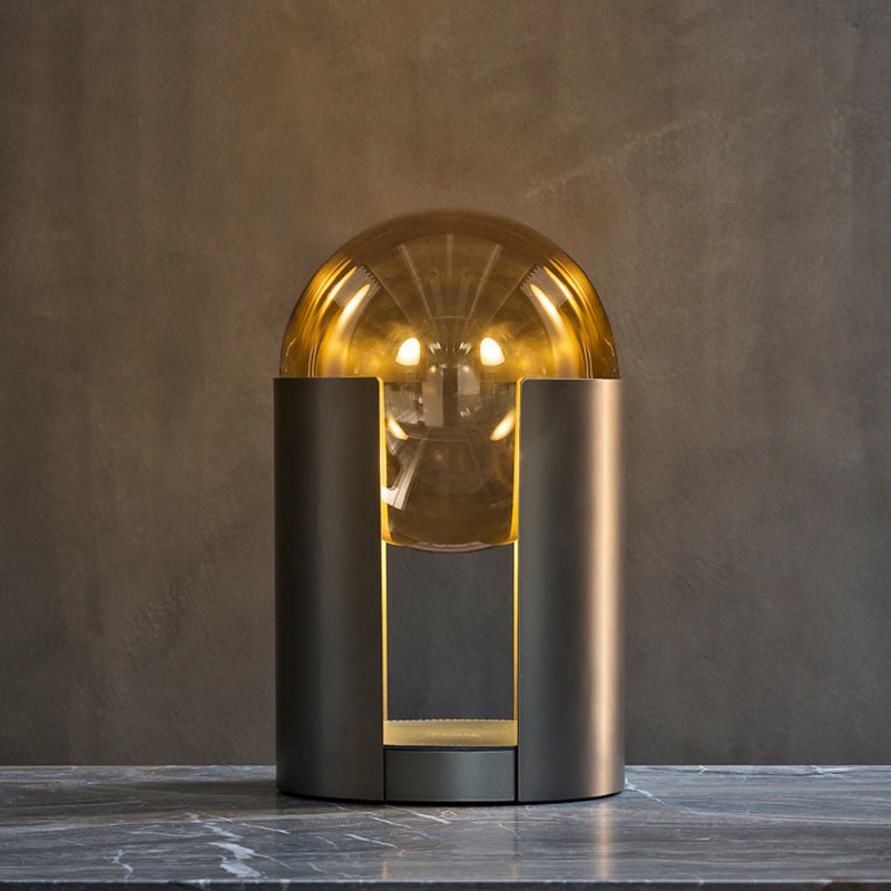Artistic Glass Table Lamp with Modern Design