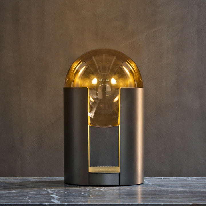 Artistic Glass Table Lamp with Modern Design