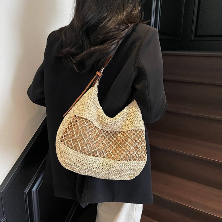Casual Shoulder Bag Made of Natural Material Kalsten