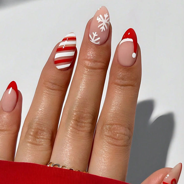 Festive Themed Stiletto Nail Art Set Kalsten