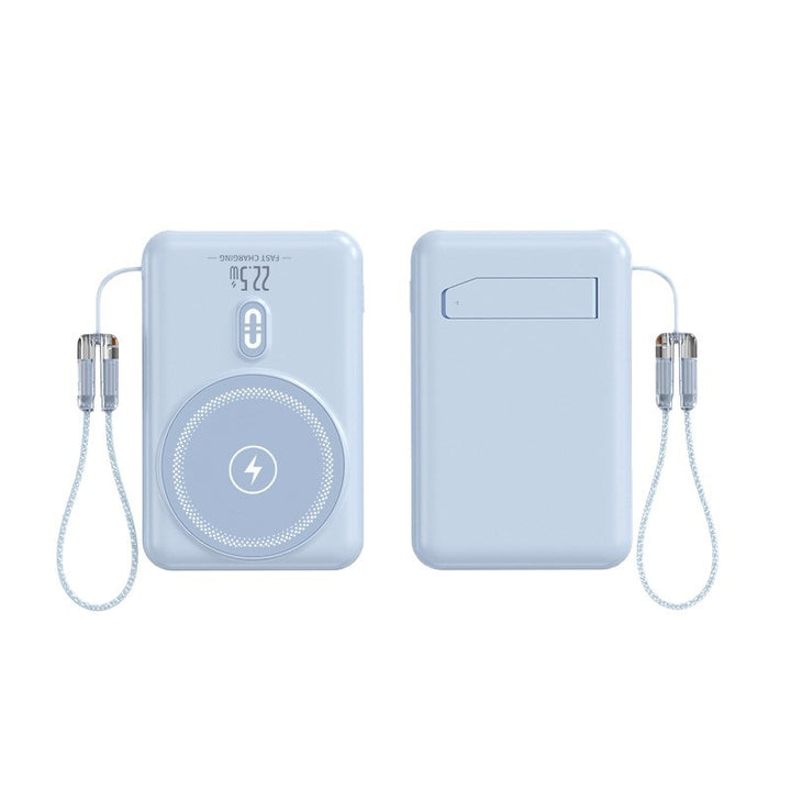 Portable power bank with inductive charging function and LED display Kalsten
