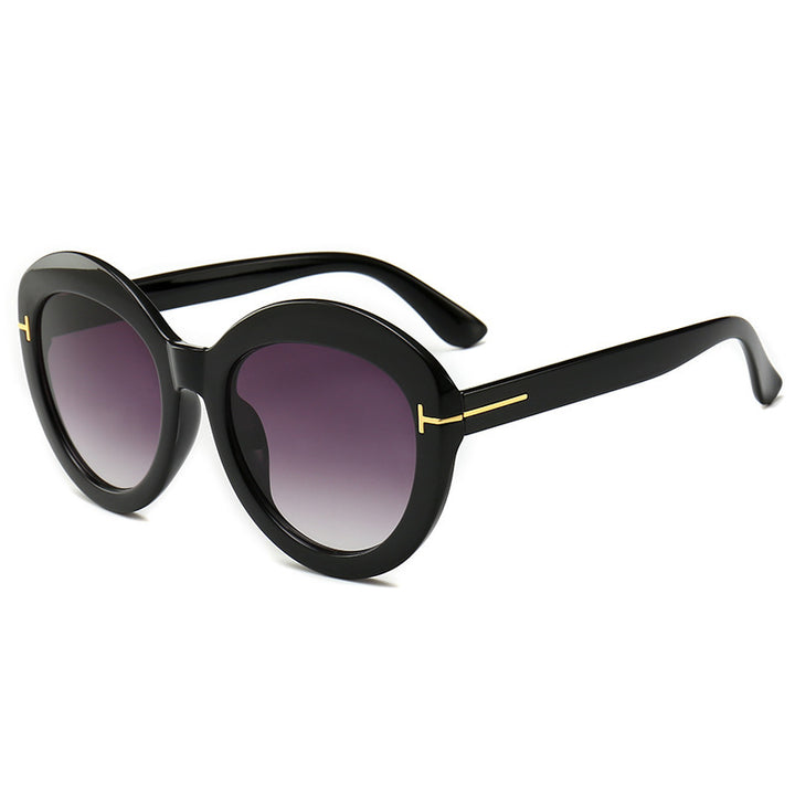 Elegant Wide-Leg Frame Sunglasses Kalsten