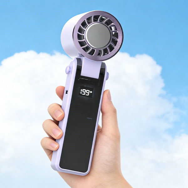 Unisex Portable Hand Fan with powerful battery display Kalsten