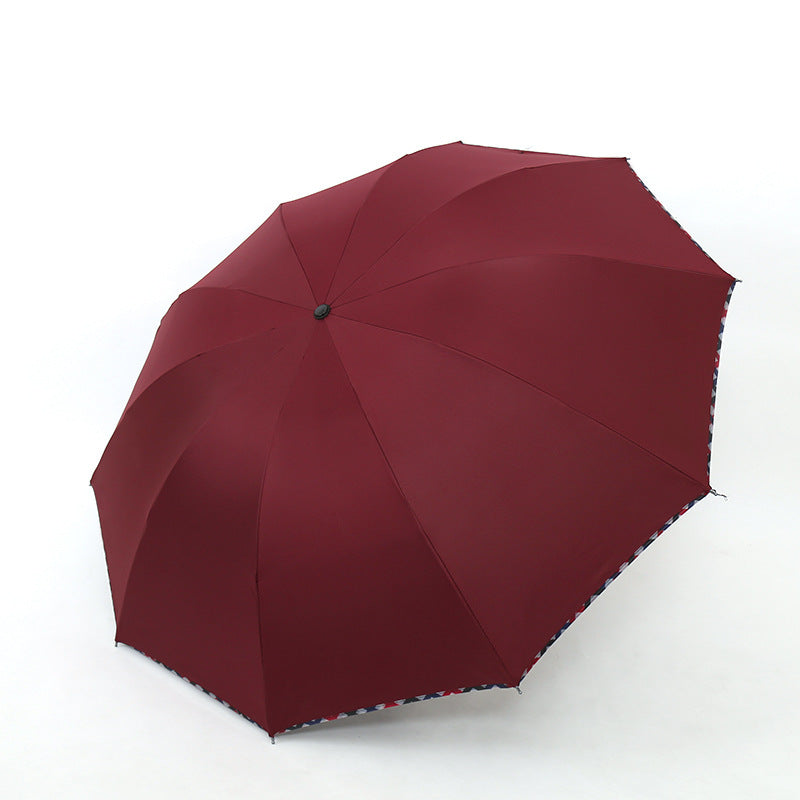 Women Handy Folding Umbrella with Wind Protection System Kalsten