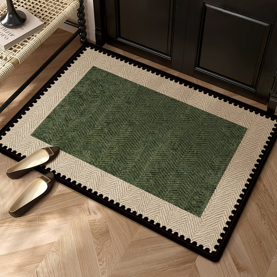 Decorative Scalloped Accent Rug