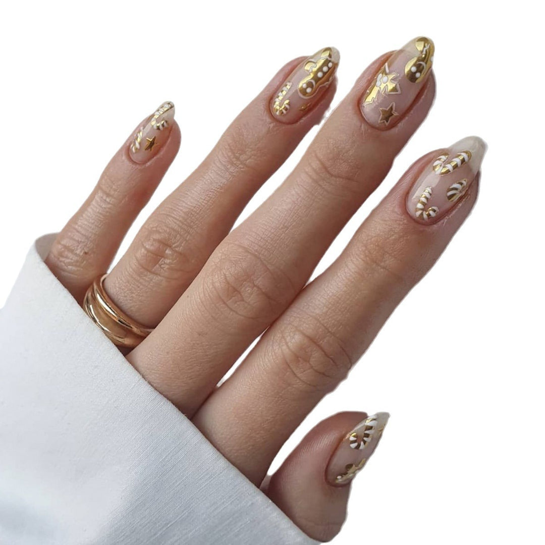 Gold Foil Decorative Nail Art