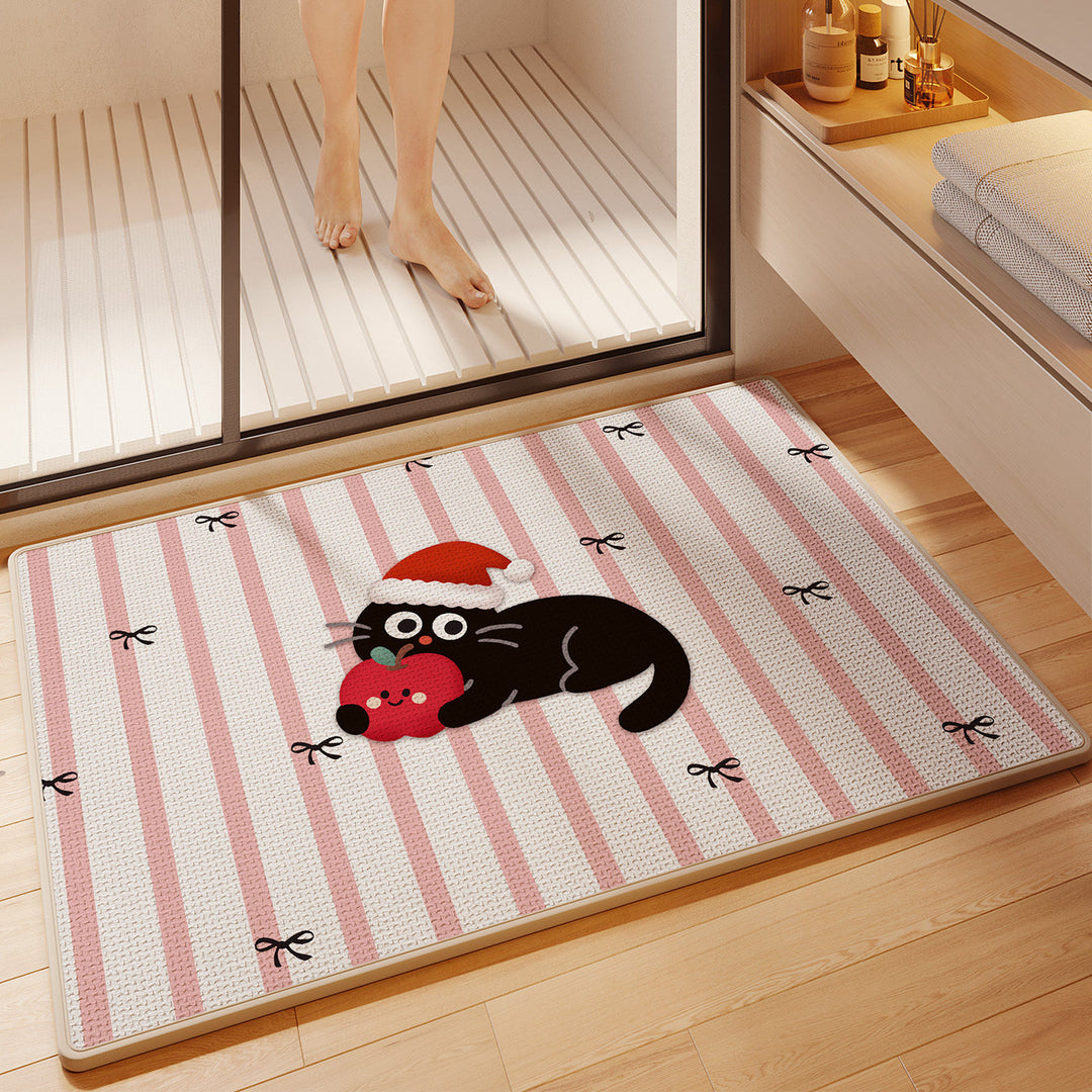Fun Cartoon Themed Bath Mat Kalsten