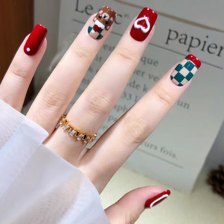 Festive Character Press-On Nails Kalsten