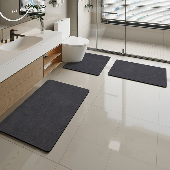Soft Marble Pattern Bath Mat