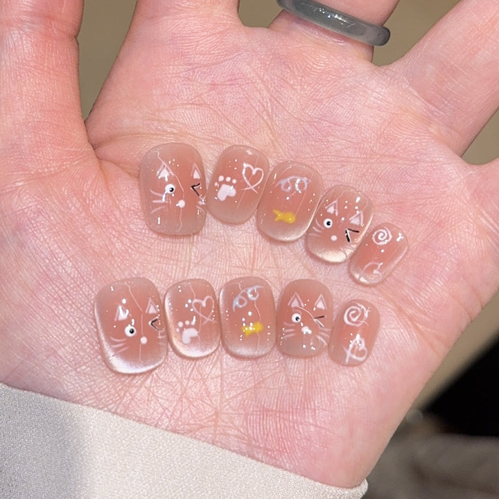 Playful Artificial Nail Design Kalsten