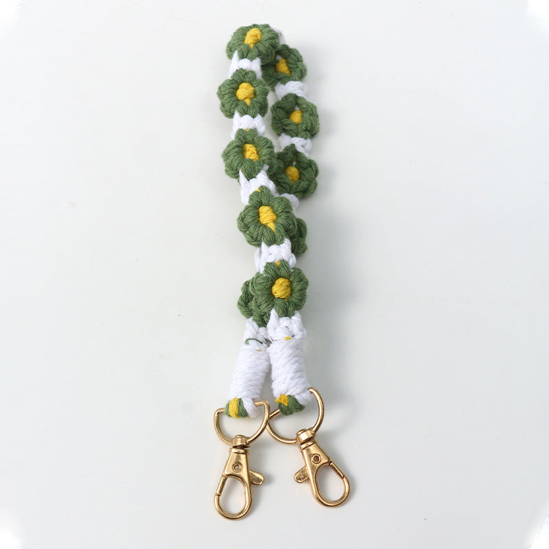 Floral Patterned Keychain