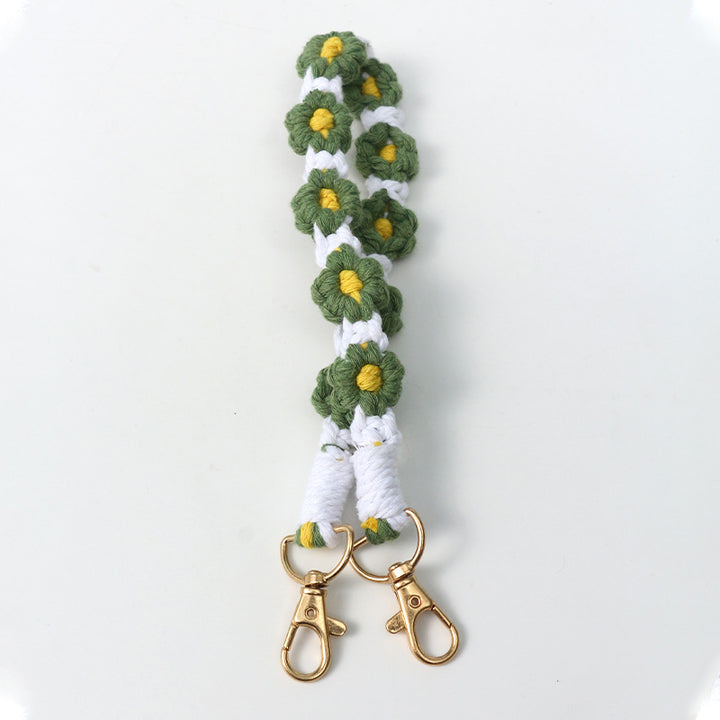 Floral Patterned Keychain